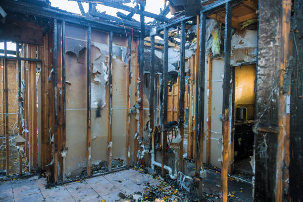 Professional Fire Damage Repair technician working in New Richmond, WI